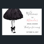 Little Black Dress Högklackars Bachelorette Party Poster<br><div class="desc">Little Black Dress Högklackars Bachelorette Party Välkomstskylt</div>