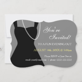 Little Black Dress Party-inbjudningar Inbjudningar
