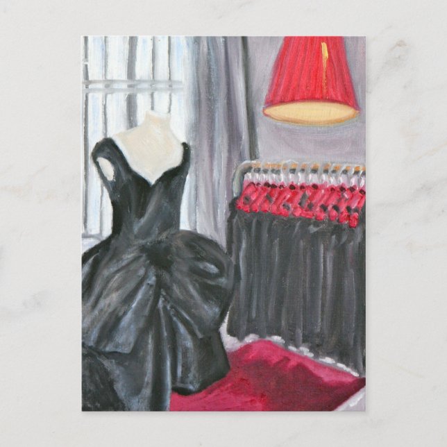"Little Black Dress" Vykort (Framsida)