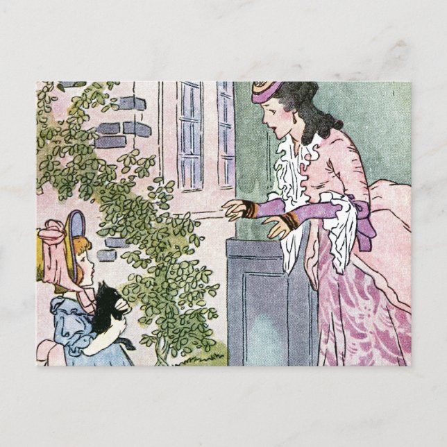 Little Black Kitten Vykort (Framsida)