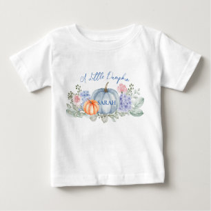Little Blommigt Pumpkin Halloween Fall Baby Shower T Shirt