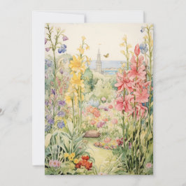 Little Blooms Baby Sprinkle | Blomsterträdgård Inbjudningar