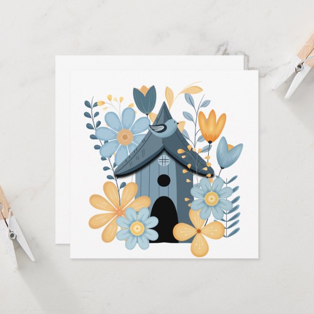 Little Blue Bird House (Fram/Back In Situ)
