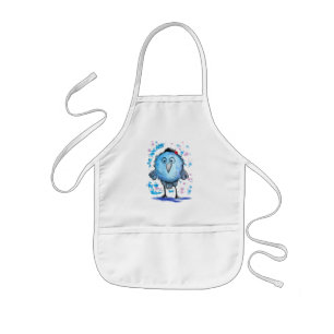Little Blue Bird Kids' Apron Roligt Barnförkläde