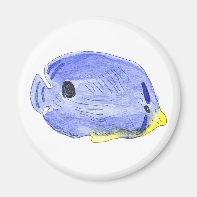 Little Blue Fish Magnet (Framsidan)