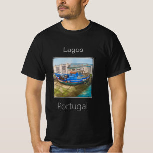 Little Blue FishBoat, Lagos, Portugal T Shirt