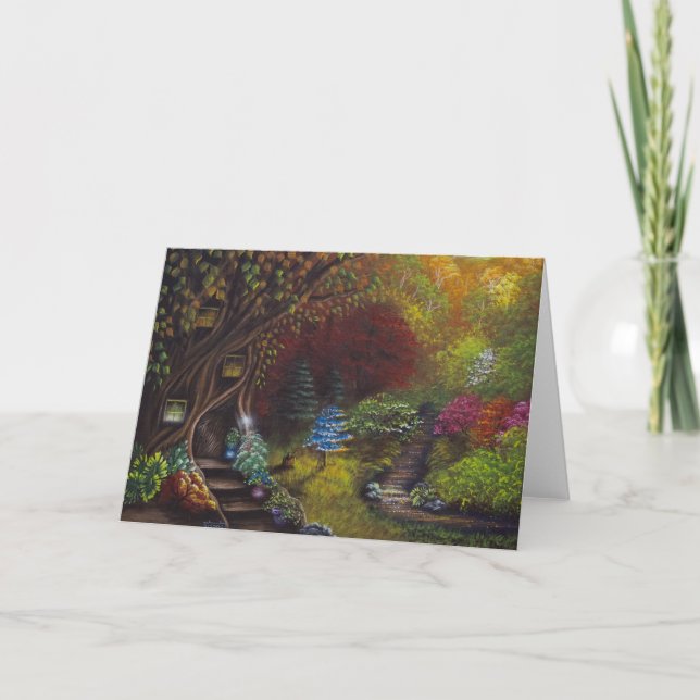 Little Blue Greeting Card Kort (Framsida)