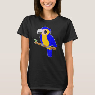 Little Blue Gult Ara Macaw Cute Baby Parrot Gi T Shirt