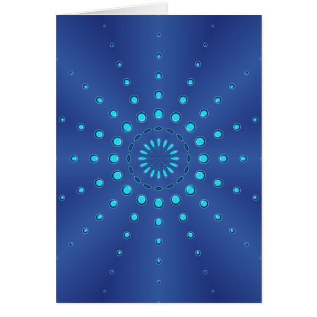 Little Blue Jewels Hälsningskort (Framsidan)