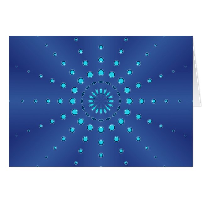 Little Blue Jewels Hälsningskort (Framsidan Horizontal)