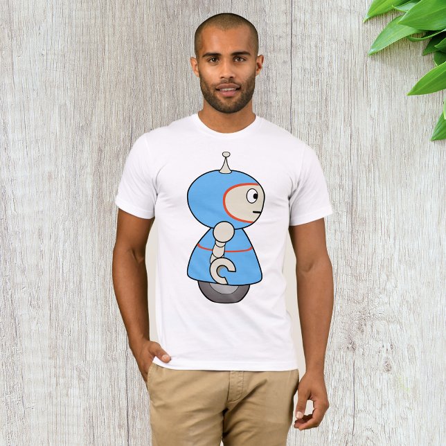 Little Blue Robot Manar T-Shirt (Skapare uppladdad)