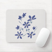 Little Blue Romantic Flowers