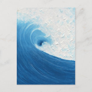 Little Blue Wave Vykort