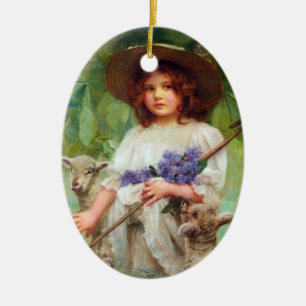 Little Bo Peep Julgransprydnad Keramik