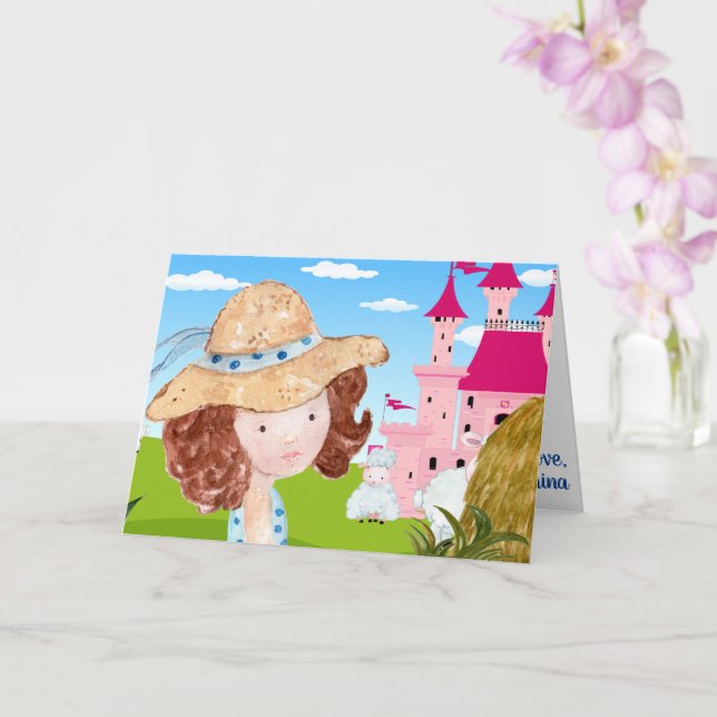 Little Bo Peep New Fantastisk Roligt Kids Fab Kort (Orkide)