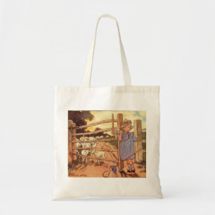Little Bo-Peep Nursery Rhyme Bag Tygkasse