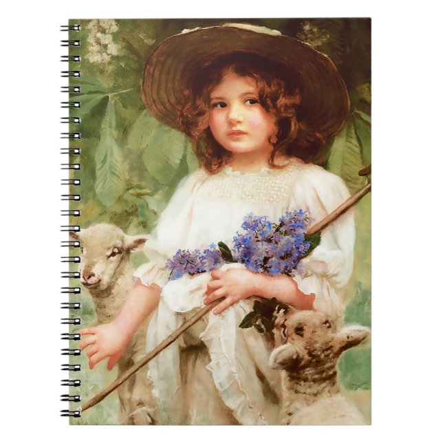 Little Bo Peep. Påsk Gift Anteckningsbok (Framsidan)