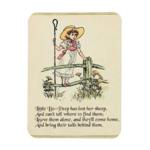 Little Bo Peep ramsa Magnet