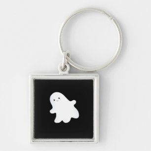 Little Boo Aesthetic Coola Fyrkantig Silverfärgad Nyckelring