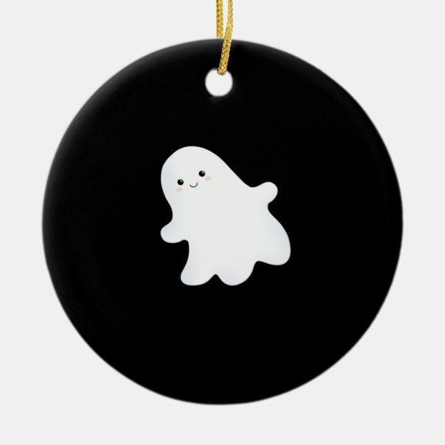 Little Boo Aesthetic Coola Julgransprydnad Keramik (Framsidan)