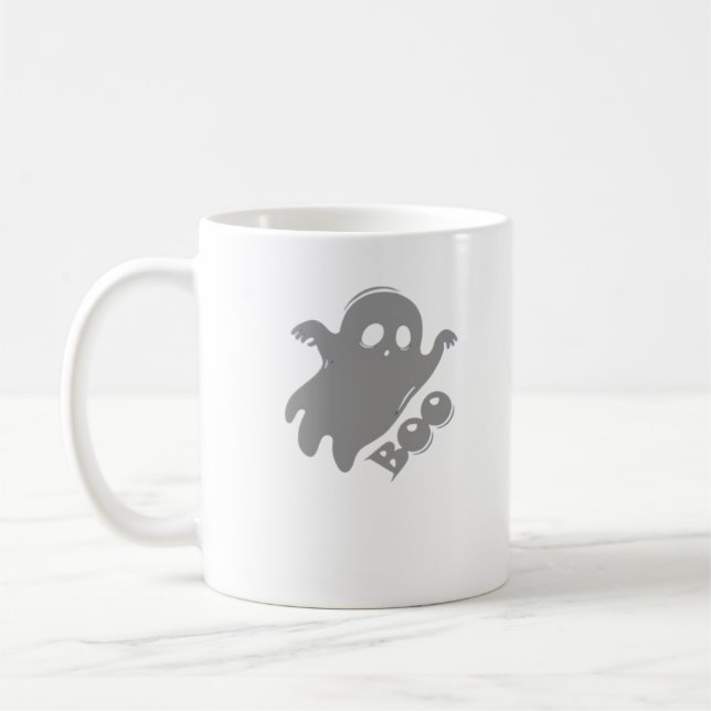 Little Boo Aesthetic Simple Kaffemugg (Vänster)