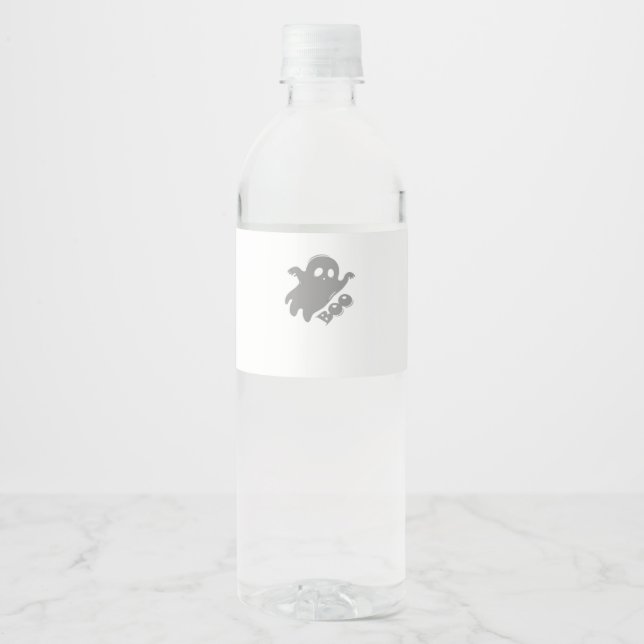 Little Boo Aesthetic Simple Vattenflaskor Etikett (Framsida)
