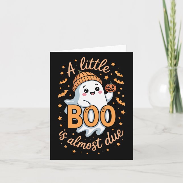 Little Boo är nästan på väg att bli Cute Halloween Kort (Framsida)