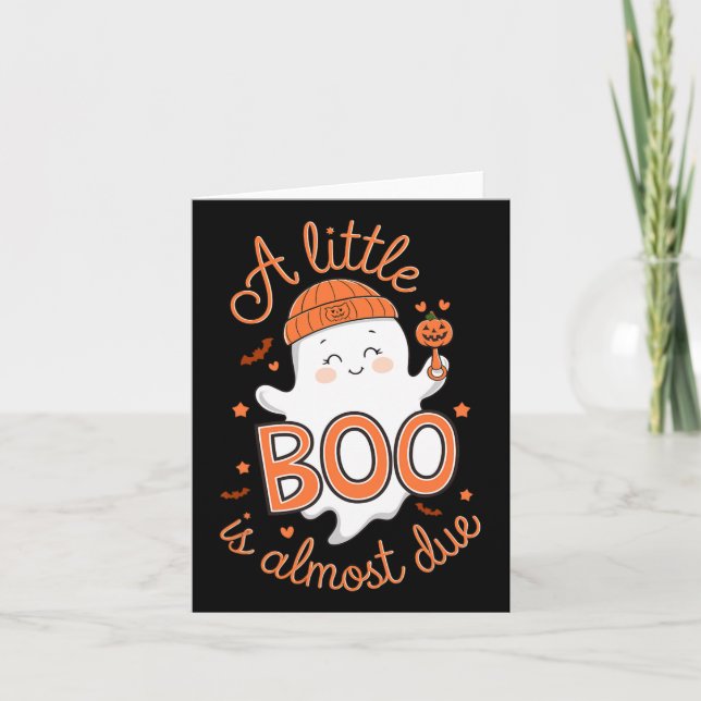 Little Boo är nästan på väg att bli Cute Halloween Kort (Framsida)