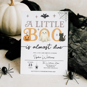 Little Boo är nästan på väg att bli Halloween Baby Inbjudningar