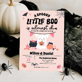 Little Boo är nästan på väg att bli Halloween Baby Inbjudningar