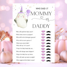 Little Boo är snart dags för babyduschspel