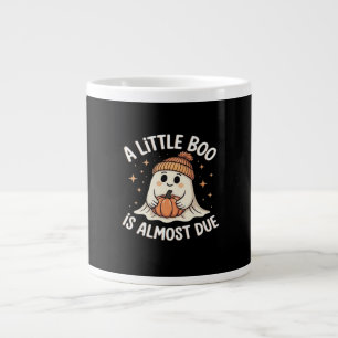 Little Boo är snart på väg till Halloween Gravid R Jumbo Mugg