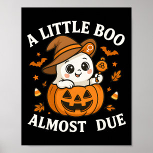 Little Boo är snart på väg till Halloween Gravid R Poster