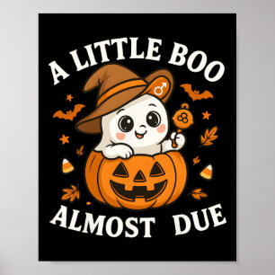 Little Boo är snart på väg till Halloween Gravid R Poster