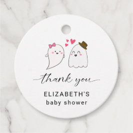 Little Boo Baby Shower Halloween Tack för ditt skr Gåvor Etiketter
