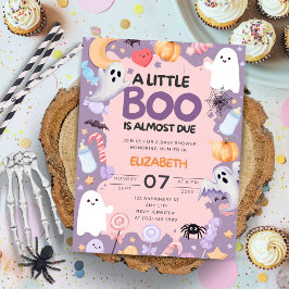 Little Boo babydusch Halloween Inbjudningar