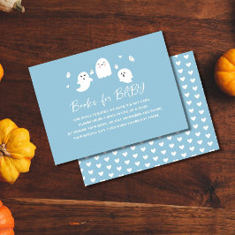Little Boo Blue Boy Halloween Bokar för Baby Tilläggskort