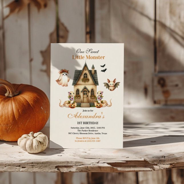 Little Boo Boho Birthday Bash Inbjudningar (Skapare uppladdad)