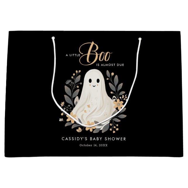 Little Boo Boho Ghost Halloween Baby Shower (Framsidan)