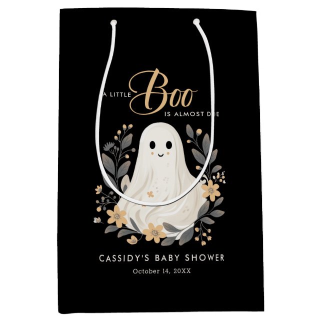 Little Boo Boho Ghost Halloween Baby Shower (Framsidan)
