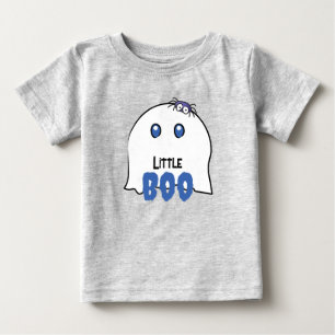 Little Boo Boy Första Halloween Söt Spöke Familj  T Shirt