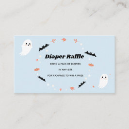 Little Boo Boy Shower Diaper Raffle Biljett Tilläggskort