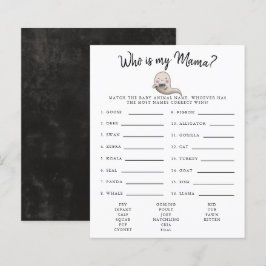 Little Boo Boy som är min Mamma Baby Shower Game