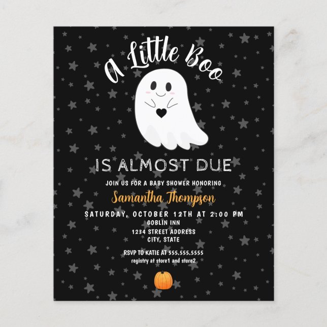 Little Boo Budget Halloween Baby Shower (Framsida)