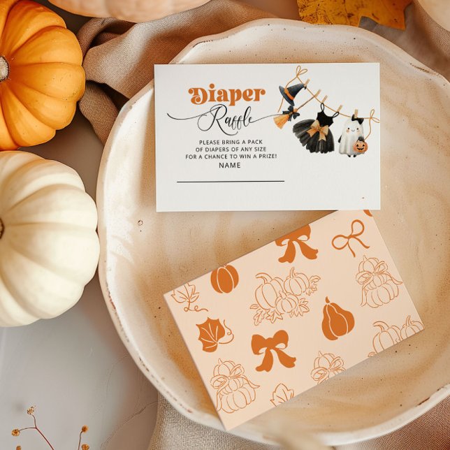 Little Boo Clothesline Diaper raffle biljett Tilläggskort (Skapare uppladdad)