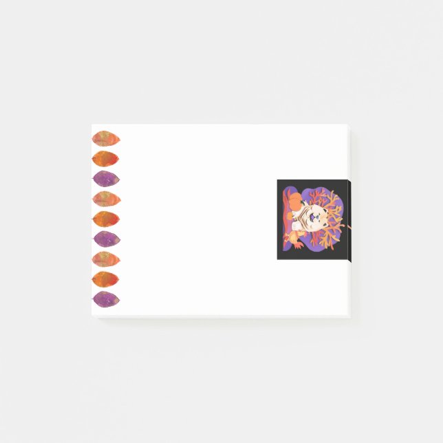 LITTLE BOO Cream Chow Post-it Block (Framsida)