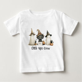 Little Boo Crew Kids Halloween Roligt non-Scary T Shirt