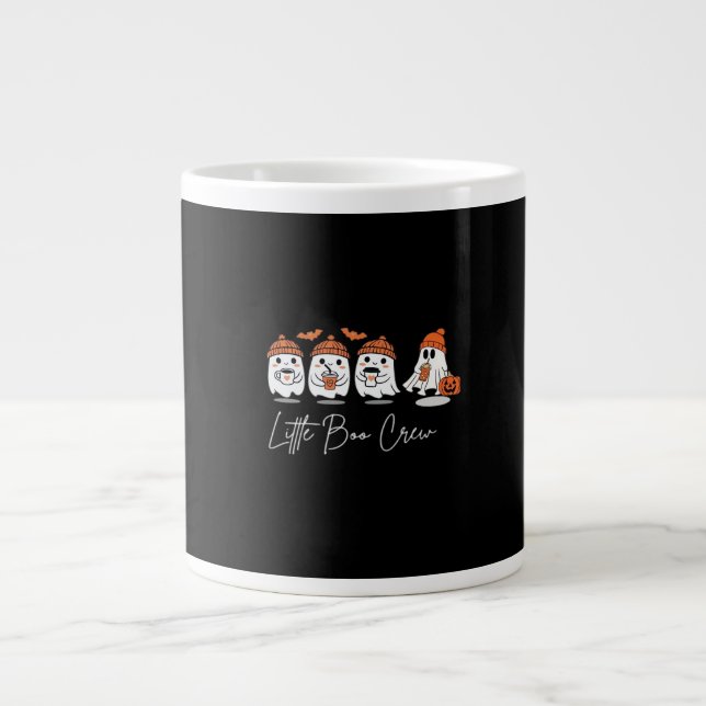 Little Boo Crew Minimalistisk Ren Design Jumbo Mugg (Framsidan)