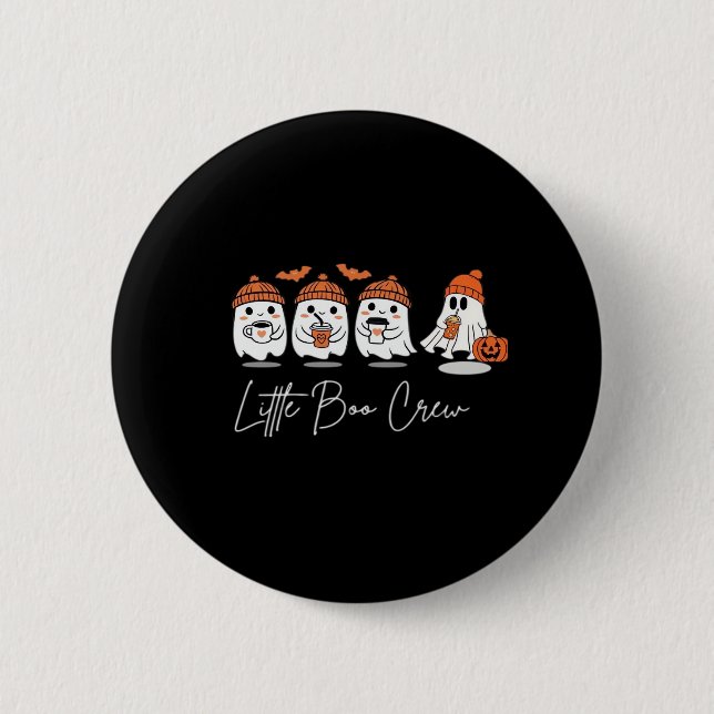 Little Boo Crew Minimalistisk Ren Design Knapp (Framsida)