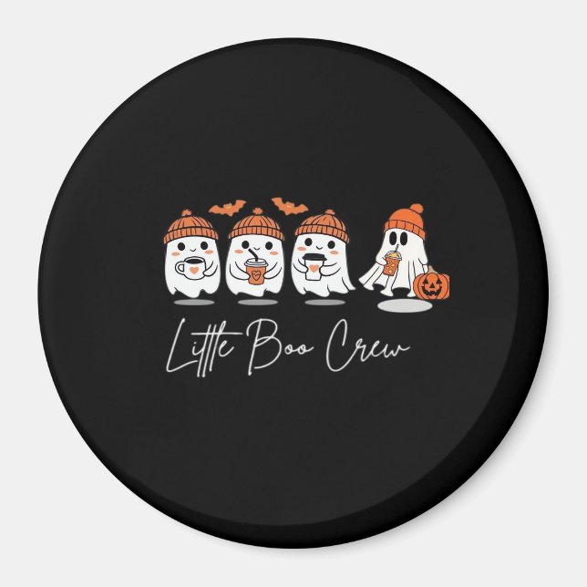Little Boo Crew Minimalistisk Ren Design Magnet (Framsidan)
